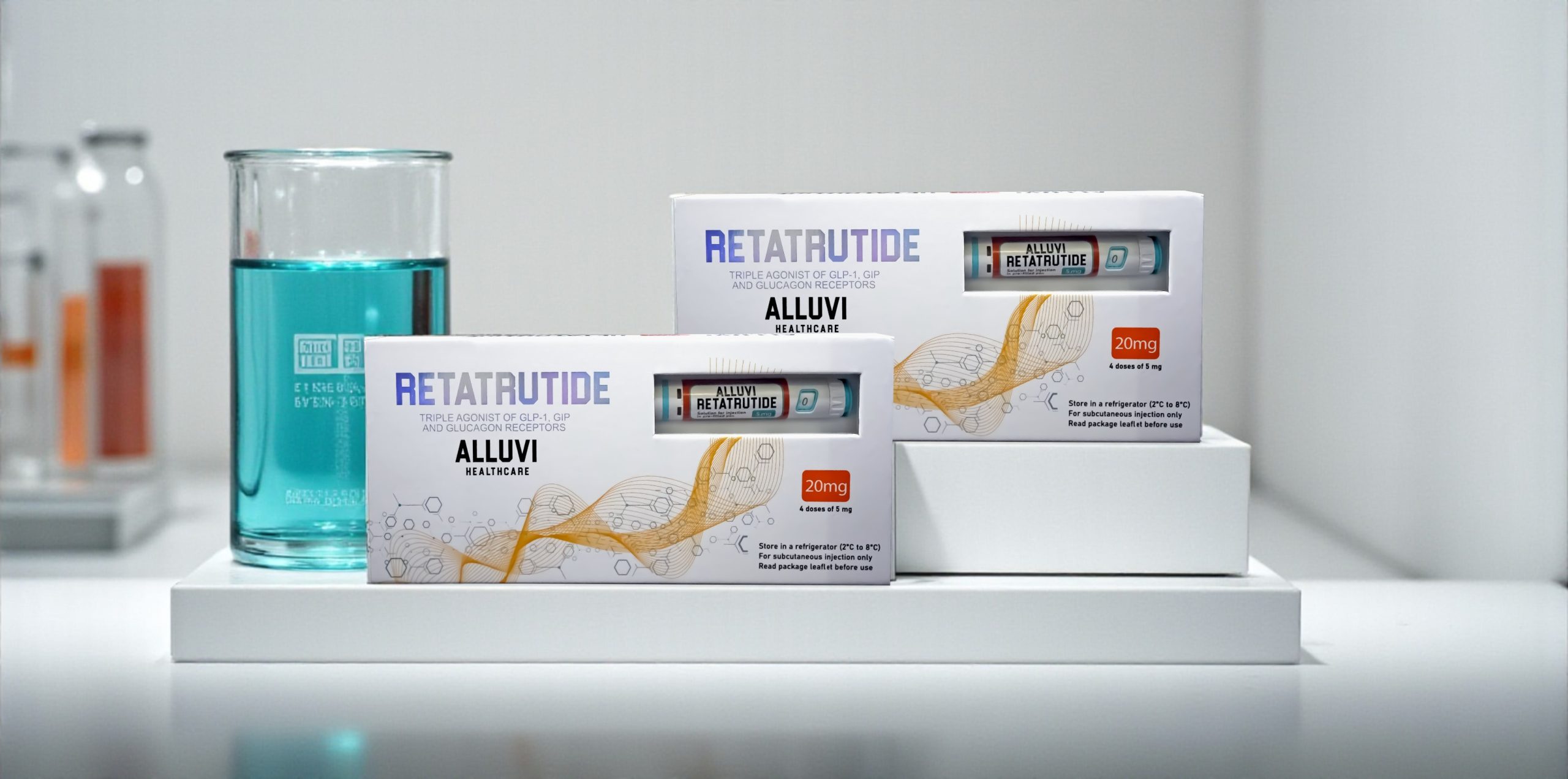 Alluvi Healthcare Precision Retatrutide Pen – UK Lab Research Device